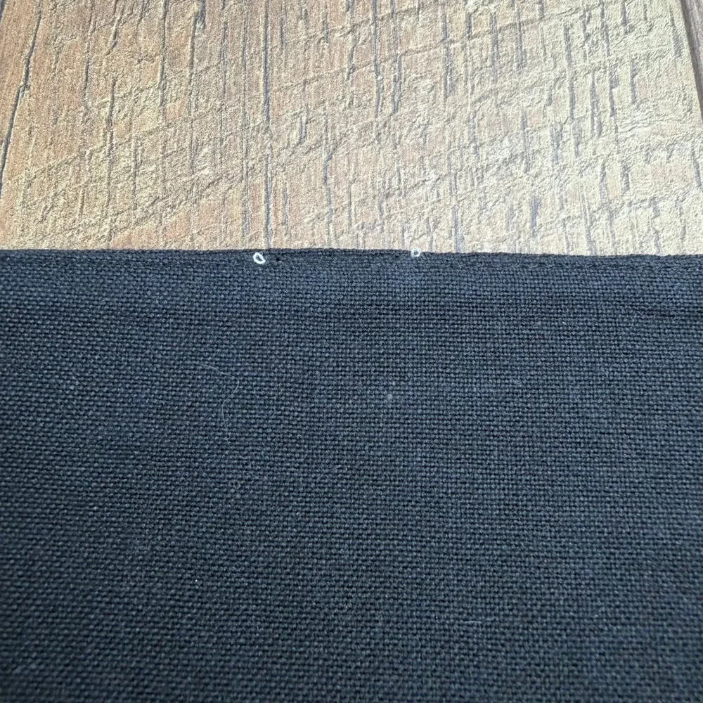 Set of 8 Vintage Placemats and 8 Napkins Black Cotton Flip Flops